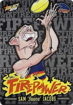 2015 Select AFL Champions - Firepower Caricatures #FC3 Sam Jacobs Front